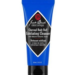 Jack Black Charcoal Body Buff Exfoliating Cleanser Natural Volcanic Stone 88 ml